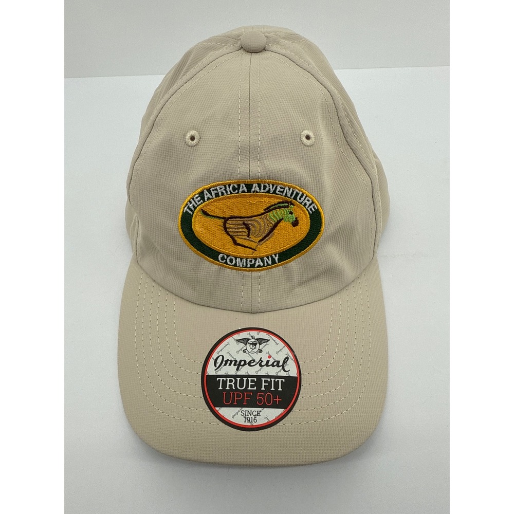 Imperial The Africa Adventure Company Khaki Baseball Cap True Fit Adjustable